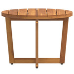 ZNTS Garden Side Table Round Ø55x40 cm Solid Wood Acacia 4108131