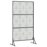Privacy Screen 100 x 50 x 180 cm Galvanised Steel Silver 868589
