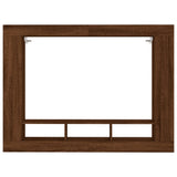 TV Cabinet Brown Oak 152x22x113 cm Engineered Wood 833729