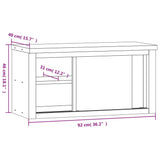 Kitchen Wall Cabinet with Sliding Doors Stainless Steel 376442