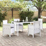 Garden Chair 4 pcs White 53 x 49 x 85 cm Polypropylene 847481