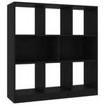 ZNTS Book Cabinet Black 97.5x29.5x100 cm Engineered Wood 800172