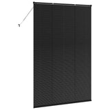 Venetian Blinds Height Adjustable Black 220 x 140 cm Aluminium 42006180