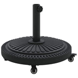 Parasol Base Art Deco Black 45 x 39.5 cm Iron 42002567