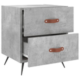 Bedside Cabinets 2 pcs Concrete Grey 40x35x47.5 cm Engineered Wood 827253