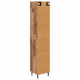 Highboard Old Wood 34.5 x 34 x 180 cm Engineered Wood 3415788