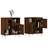 Sideboards 2 pcs Brown Oak Engineered Wood 3190132