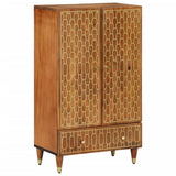 Highboard 60x33x100 cm Solid Wood Mango 358314