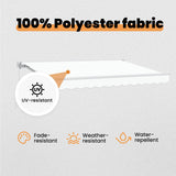 Awning Frame White 300 x 200 cm Polyester with PU coating 3329577