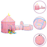 Children Play Tent with 250 Balls Pink 301x120x128 cm 3107736