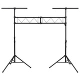 Light Stand Black 338x115x cm Steel 70179