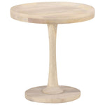 ZNTS Side Table Ø50x55 cm Solid Mango Wood 320599