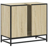 Bathroom Sink Cabinet Sonoma Oak 65x33x60 cm Engineered Wood 849285