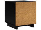 Bedside Cabinet Black 33.5 x 34.5 x 50 cm Engineered Wood 8011389