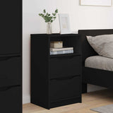 Bedside Tables 2 pcs Black 40 x 30 x 467 cm Engineered Wood 888910