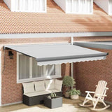 Awning Frame Manual Anthracite 300 x 250 cm Aluminium 145705