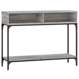 Console Table Grey Sonoma 100x30.5x75 cm Engineered Wood 833391