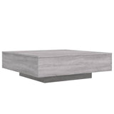 Coffee Table Grey Sonoma 100x100x31 cm Engineered Wood 836600
