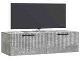 Wall-Mounted TV Cabinet Concrete Grey 78.5 x 31 x 30 cm 899058