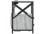 Bedside Cabinet with Drawer 2 pcs Grey Sonoma 40 x 31 x 60 cm 859567