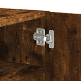 Wall Cabinet Smoked Oak 75x35x60 cm Engineered Wood 848427