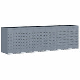 Wheelie Bin Storage for 6 Bins Light Grey 408 x 77.5 x 121.5 cm 3394752