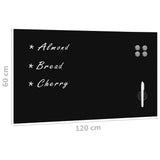Wall Mounted Magnetic Board Glass 120x60 cm 285371