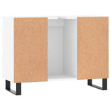 Bathroom Cabinet White 80x33x60 cm Engineered Wood 831660
