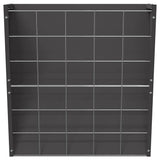 Hanging Hay Feeder Black 61 x 33 x 66 cm Cold-Rolled Steel 874633