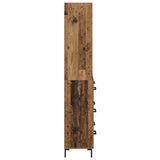 Highboard Old Wood 69.5 x 34 x 180 cm Engineered Wood 3415639