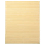 Rug Bamboo 160x230 cm Natural 245821