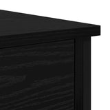 Bedside Table 2 pcs Black Oak 34 x 35.5 x 45 cm Engineered Wood 881805