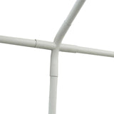 Tent Fabric without Frame White 12 x 6 m PE 41679