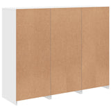 Sideboards with LED Lights 3 pcs White Engineered Wood 3209100