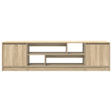 TV Cabinet Sonoma Oak 188.5x41x50 cm Engineered Wood 3328419