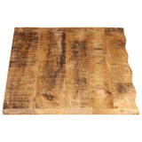 Table Top 140x60x2.5 cm Live Edge Solid Wood Rough Mango 370361