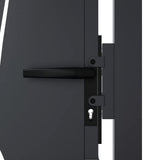 Garden Gate Anthracite 100x175 cm Steel Grass Design 153170