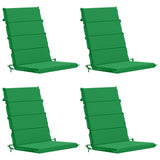 High Back Chair Cushion GEMERT 4 pcs 100% Polyester Green 946096