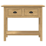 Console Table with Drawer BODO Honey Brown 91 x 34.7 x 74 cm 42023484