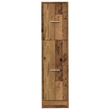 Apothecary Cabinet Old Wood 30x41x118 cm Engineered Wood 855167