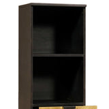 Bathroom Cabinet with Drawer Black and Gold 38 x 33 x 160 cm 4017850