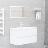 Sink Cabinet White Engineered wood 80 x 38.5 x 45 cm Sink Cabinet 804746