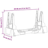 Shooting Rest Adjustable Grey 46 x 14 x 19.5 cm Plastic 42013607