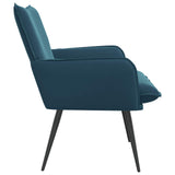 Armchair Blue Velvet 42047732