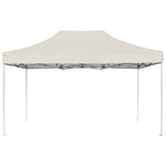 Professional Folding Party Tent Aluminium 4.5x3 m Cream 45491