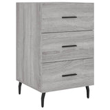 Bedside Cabinet Grey Sonoma 40x40x66 cm Engineered Wood 827682