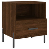 Bedside Cabinets 2 pcs Brown Oak 40x35x47.5 cm Engineered Wood 827467