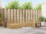 Outdoor Sofa Set 6 pcs White Polyester 3392124