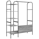 Clothes Rack with Shelf Grey 120 x 44 x 160 cm Engineered Wood 868448