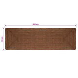 Area Rug Grey 60 x 200 cm Jute 42010404